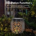 thumbnail image 3 of Outdoor Hanging Solar Lanterns, LED Decorative 8 Hours Usage Time Hanging Solar Lights Romantic IP65 Waterproof 2pcs  for Lawn for Patio, 3 of 7