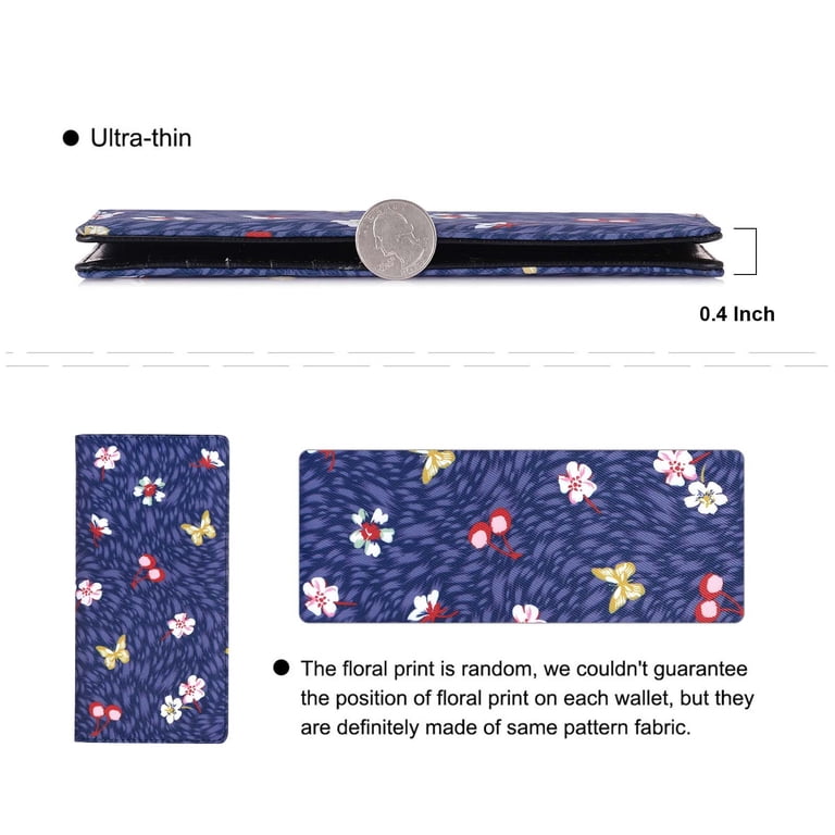 HAWEE Ultra Slim RFID Blocking Bifold Wallet for Women photo 2