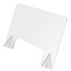 thumbnail image 1 of Transparent Acrylic Office Desk Partition Panel for Easy Cleaning – Protective Divider for Workstations, Schools, and Canteens, 1 of 4