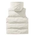 thumbnail image 5 of LOVZFMLL Vestes pour Hommes Mode Sans Manches à Capuche Décontractée, 5 of 5