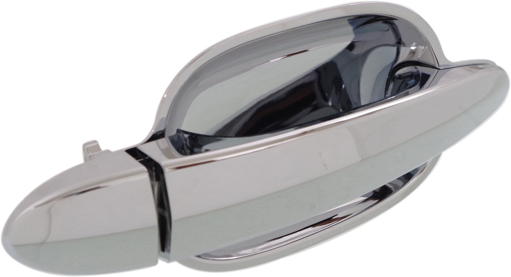 Replacement REPB462345K Exterior Door Handle Compatible with 2008-2010 BMW 528i 2009-2010 xDrive Front or Rear, Right Passenger Chrome