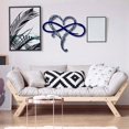 thumbnail image 3 of 2X Decoración de Pared de Metal Diseño ÚNico-Arte de Pared Decoración de Habitación Amor Corazón Infinito Decoración de Arte de Hierro Decoración de Interiores - S, 3 of 9