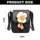 thumbnail image 2 of Bolso bandolera para mujer, bolso tipo cartera para mujer para teléfono móvil, bolso de hombro lateral con bolsillo para el cuello, 12 x 16 cm, 2 of 5
