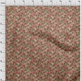 thumbnail image 4 of oneOone Georgette Viscose Red Fabric Abstract Floral Craft Projects Decor Fabric Printed By The Yard 42 Inch Wide-1ra, 4 of 5