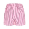 thumbnail image 6 of Lumtrix Ruffle Elastic Waist Summer Shorts for Women Trendy 2026 Cute Bottoms Plaid Y2K Beach Vacation Boxers with Pockets Light pink M, 6 of 6