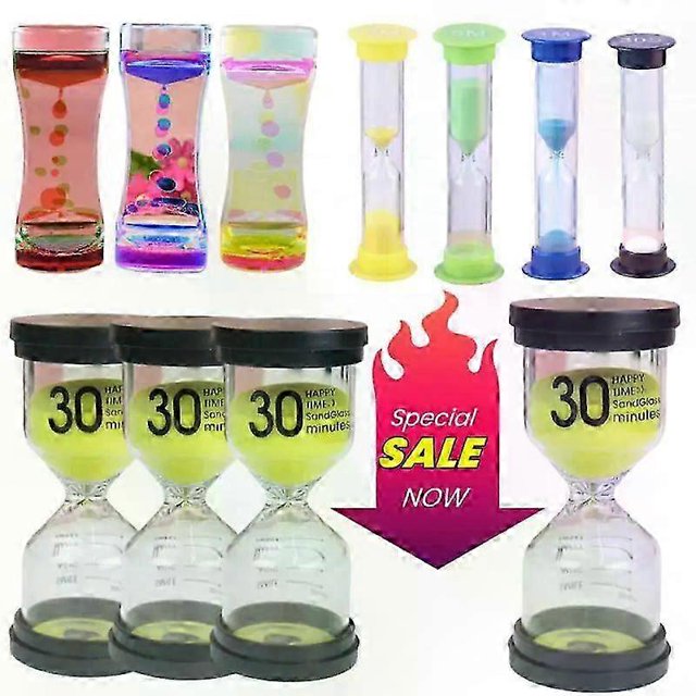 Sand Timer for Kids - Hourglass Clock for Home Decor - Gift for Children - 2025 Model