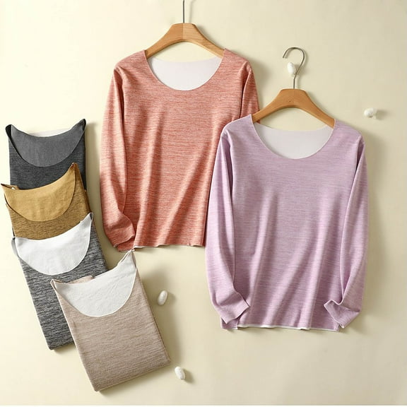 Miluxas Women's Velour Sweatshirts Crewneck Long Sleeve Casual Pullover Soft Warm Shirts Velvet Tops Winter Fall Purple XL(XL)