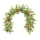 thumbnail image 1 of Decoración de vegetación simulada para el hogar, guirnalda de flores artificiales con forma de huevo de Pascua estilo trenza de ratán, 1 of 8