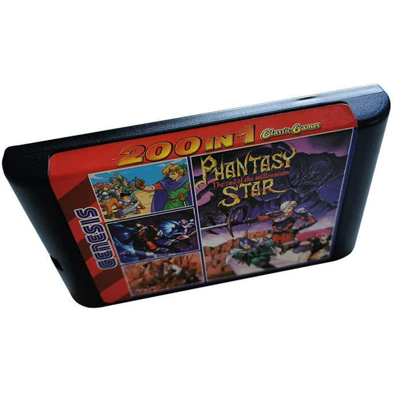Super Cartridge 200 In 1 Multi Games Cartridge For Sega Genesis Mega Drive  16Bit Game Consoles