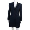 Pre-owned|Escada Margaretha Ley Womens Pinstriped Skirt Suit Blue Wool Size EUR 34/36