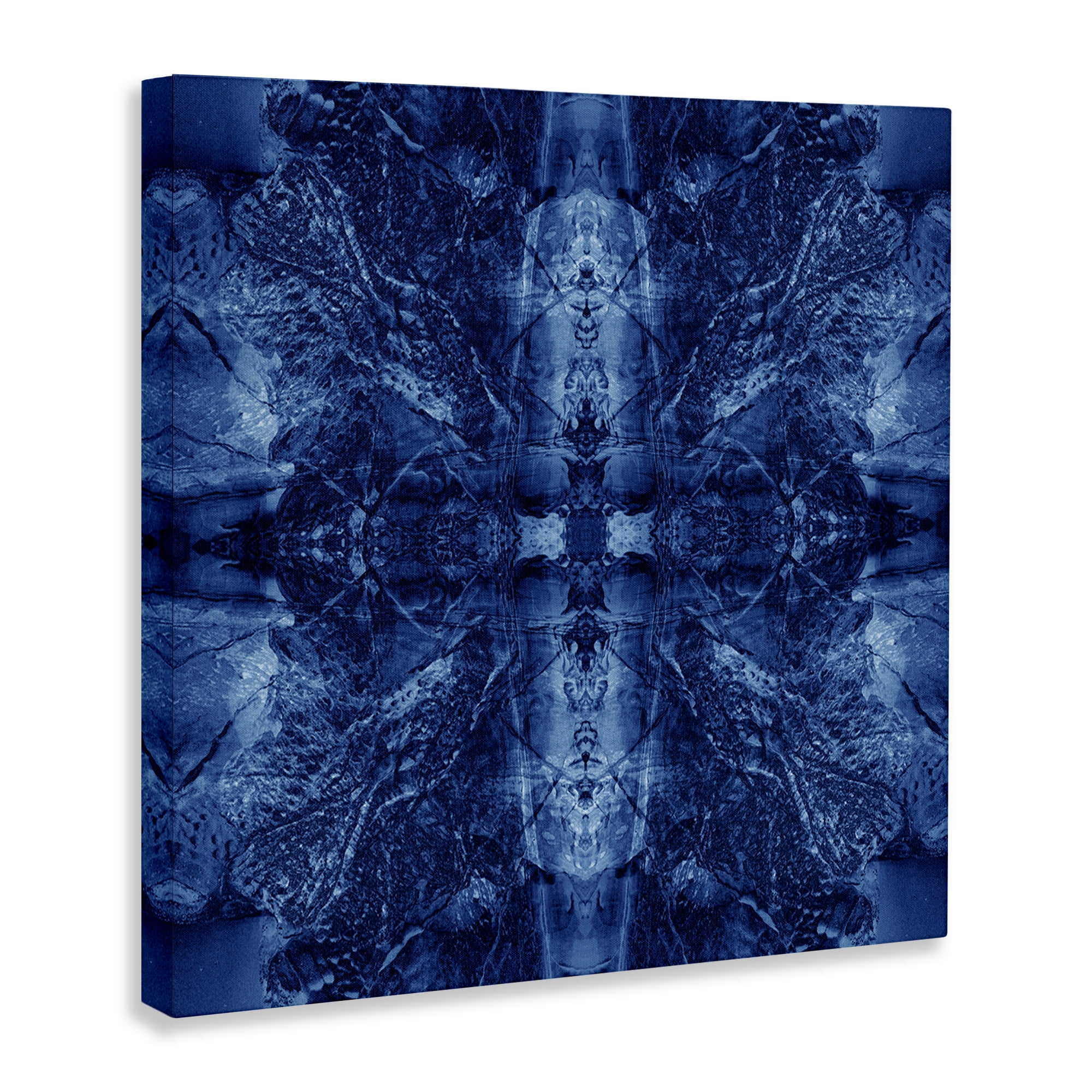 Stupell Industries Balanced Tie Dye Pattern Abstract Painting Wrapped Canvas Art Print Wall Art, 36 x 36