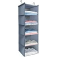 thumbnail image 1 of 5-Shelf Hanging Storage Closet Organizer  Oxford Rv Storage and Organization for Wardrobe  Inside  Camper Accessories  Nursery  Ba, 1 of 5