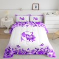 thumbnail image 2 of Erosebridal Monogrammed Comforter Sets Queen Size,Personalized Initial Bedding Queen Comforter Set,Letter Decoration,Reversible,Ultra Soft,3-Piece, 2 of 8