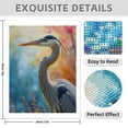 thumbnail image 3 of Diamond Art Kit for Adults, Elegant Bird Vibrant Background Diamond Painting for Adults Beginners, DIY Diamond Art Painting Kits, 5D Diamond Painting Crafts for Home Decor 12x16 Frameless, 3 of 7