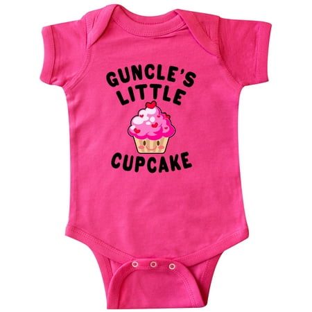 

Inktastic Guncles Little Cupcake Gift Baby Girl Bodysuit