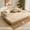 Beige - Corduroy, variant on ODELIO 80" Convertible Sleeper Sofa Bed, 3-Seater Modular Folding Floor Sofa with Armrests, Comfy Corduroy Oversized Boneless Cloud Couch for Living Room Bedroom Apartment, Beige