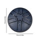 thumbnail image 4 of Tambor Lluvia 3 Pulgadas Y 6 Notas para Exterior Lengua Acero Yoga () Azul Marino, 4 of 6
