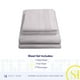 thumbnail image 4 of Juego de sábanas Sweet Home Collection Supreme, color plateado, 4 of 6