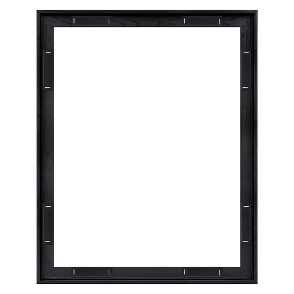 Postrame Canvas Float Frames 16x20, Black Frame for Finished Canvases Paintings-No Glass or Backing