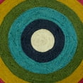 thumbnail image 6 of Gypsie Blu Hand Woven Natural Braided Jute Area Rug Multicolor Round Indoor Decorative Area Runner Online, 6 of 6