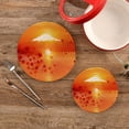 thumbnail image 2 of SKYSONIC Mount Fuji Autumn View Pot Holders Trivets, 2 Pcs Heat Resistant Trivets,Red Maple Foliage Cotton Thread Weave Mats for Hot Pads Pans Pot Bowl Teapot for Kitchen Decor, 2 of 7