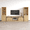 Oak, variant on Granero 01 Entertainment Center