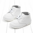 thumbnail image 4 of New Baby Spring Comfortable And Breathable Baby Walking Children's Flat Bottom Soft Sole Children's Walking Shoes White qILAKOG Size 18, 4 of 5