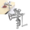 thumbnail image 4 of Relleno manual de salchichas, picadora de carne manual que ahorra tiempo Aleación de aluminio resistente con clip de escritorio para granos para carne de res ANGGREK HC3118, 4 of 8