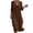 Brown# summer dresses for women, variant on Plus Size Boho Dresses for Women Casual Deep V Neck Midi Dresses Loose 3/4 Sleeve Linen Summer Dress Vacation Oufits Brown S