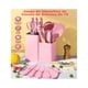 thumbnail image 2 of Utensilios De Cocina Silicona Juego De Cuchillo 19 Set Rosa, 2 of 3