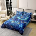 thumbnail image 2 of Gamer Funda Nórdica 100% Algodón Tamaño Completo, Galaxy Gaming Juego de Cama Exterior, 2 of 8