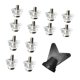 thumbnail image 4 of 12 piezas de fútbol Boot Spikes Gasps Studs Turf Soccer Spuys 13 mm 16 mm para zapatillas de deporte atléticas al aire libre deportes al aire libre, 4 of 8