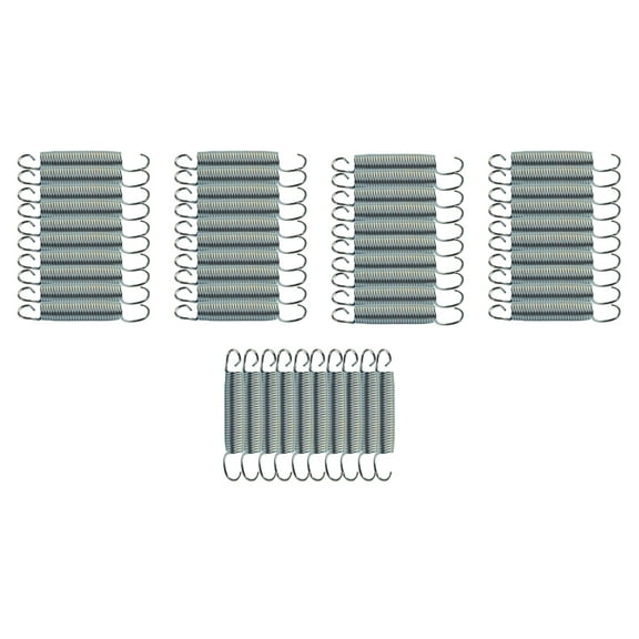 Jumpking Heavy Duty Trampoline Springs 6-inch for Trampolines, Stainless Steel Trampoline Replacement Springs (set of 50)