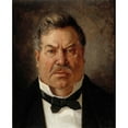 thumbnail image 3 of Albert Edelfelt 20x24 Black Modern Framed Museum Art Print Titled - Portrait of August Strink (1873), 3 of 5