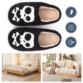 thumbnail image 1 of Pantuflas Peludas Suaves Con Esqueleto Halloween Felpa Antideslizantes para Interior, 1 of 9