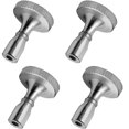 thumbnail image 1 of Shisuyan 4pcs Lamp Turn Switch Knob On/Off Replacement Twist Knobs Lamp Switch Turner For Lamp Socket Accessories Silver, 1 of 8