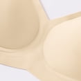 thumbnail image 4 of Womens Plus Size Sports Bras Wireless Bras Push Up No Underwire Bra Soft Comfort Everyday Bralettes Beige XXXL, 4 of 9