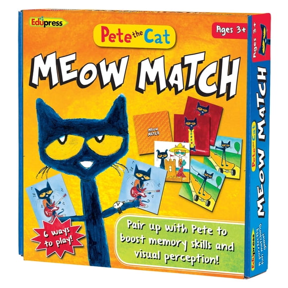 Juego de memoria Edupress Pete the Cat Meow Match 62075