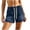 Dark Blue, variant on Yievot Womens Denim Shorts Drawstring Elastic Waist Relaxed Fit Casual Summer Travel Jean Shorts