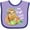 Lavender and Purple, variant on Inktastic My Pops Loves Me Cute Sloth and Baby Boys or Girls Baby Bib