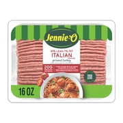 JENNIE-O Italian Seasoned Ground Turkey, 16 oz Plastic Tray