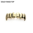 thumbnail image 1 of 1PC Gold Plated Rhinestone Teeth Grillz Gangsta Body Jewelry Mold Kit Hip Hop Tooth Caps Top Bottom Grill Rapper Dental Jewelry BLD, 1 of 7