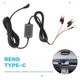 thumbnail image 5 of Kit Cableado para Cámara Tablero, Cable Reductor Tablero USB Tipo C, Alimentación Cargador Automóvil 12 V-24 V A CC 5 3, 5 of 10
