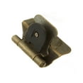 thumbnail image 5 of Hickory Hardware Double Demountable 1/4 inch Overlay Hinge Pair Black Iron P5311-BI, 5 of 6