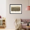 thumbnail image 3 of Historic Framed Print, WI Waupun 1885 MAP, 17-7/8" x 21-7/8", 3 of 9