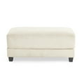 thumbnail image 6 of LOYALICE Ottoman, Oversized Corduroy Ottoman for Sectional Sofa Couch, Beige, 6 of 7