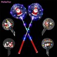 thumbnail image 2 of 1 juego de globos Bobo con luces LED y asas intermitentes para decoración de fiestas de cumpleaños y Navidad, juguetes de Año Nuevo para niños, 2 of 5