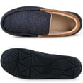thumbnail image 4 of Ravelier Men's Sherpa Lined SILVADUR Memory Foam Moc Slipper, 4 of 5