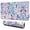 Blue and Pink, variant on Long Mouse Pads for Desk,Black Geometric Triangle Striped Pattern Desk Mats on Top Of Desks, Desk Mouse Pad Extra Large with 3mm Non-Slip Base and Stitched Edge for Gaming,Office,Work,Home 31.5"x11.8"