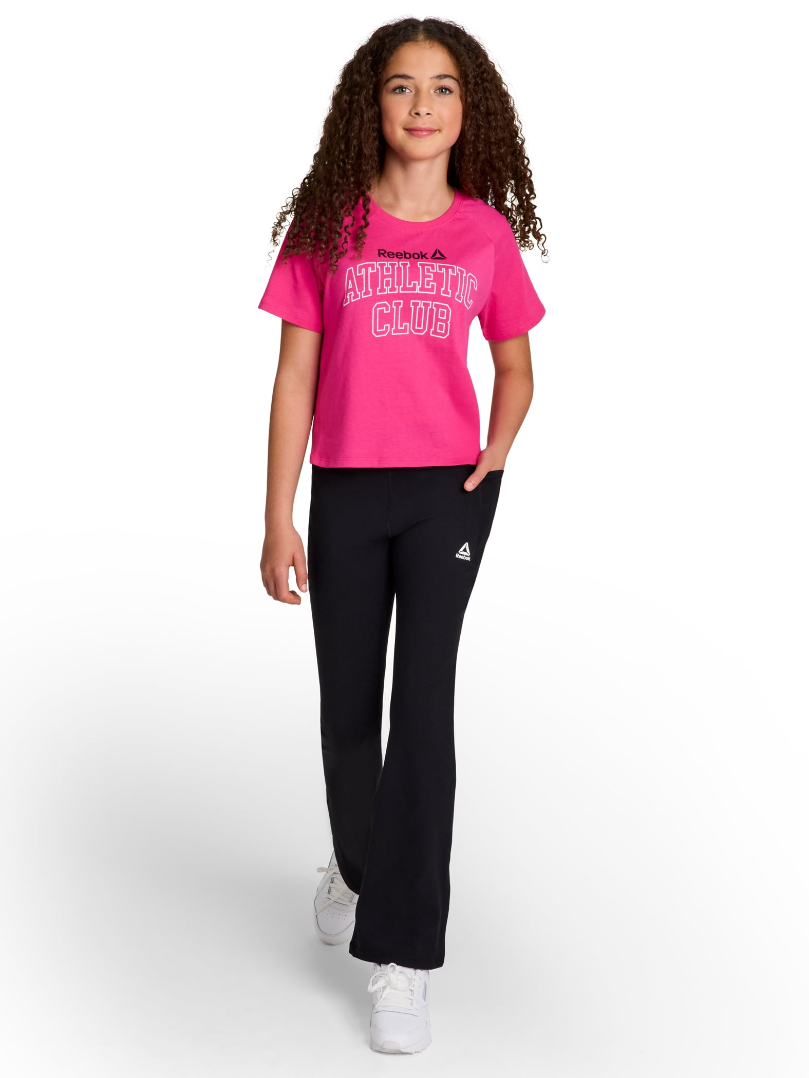 Reebok Girl's Active Spotlight Flare Leggings, Sizes 4-18